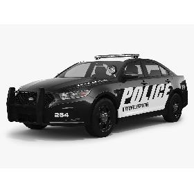 3D model Ford Taurus Police